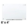 Quartet Brilliance 6' x 4' Magnetic Glass Whiteboard