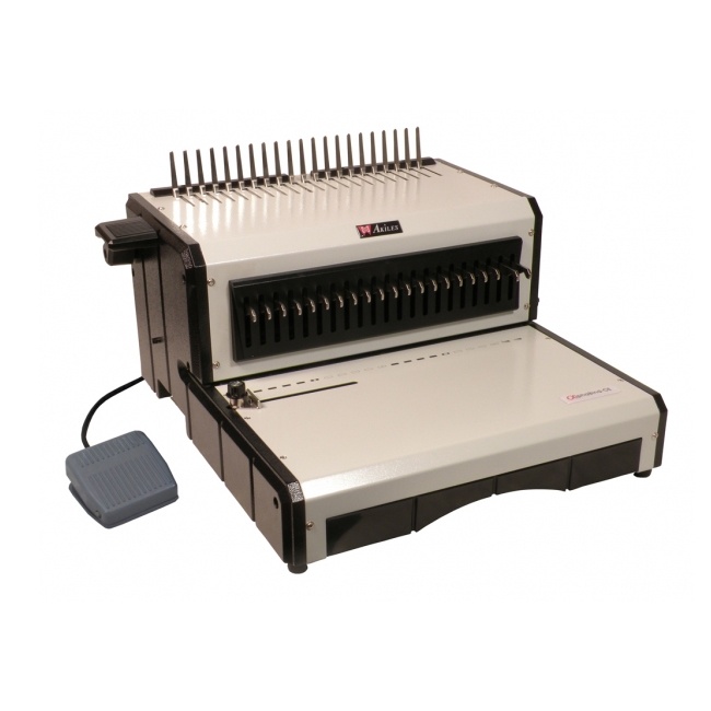 Akiles AlphaBind CE Electric Comb Punch Manual Binding Machine