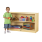 Jonti-Craft Low Straight-Shelf Mobile Classroom Storage Unit
