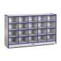 Jonti-Craft Rainbow Accents 20 Cubbie-Tray Mobile Classroom Storage (Shown in Blue, Trays Sold Separately)