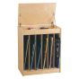 Jonti-Craft 24" W Write-n-Wipe Magnetic Dry Erase Big Book Easel