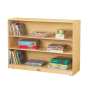 Jonti-Craft Super-Sized Adjustable Classroom Bookcase (example of use)
