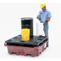 Ultratech 0803 Spill King with Flat Deck Pallet and Drain (example of application)
