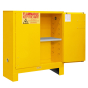 Durham Steel 19" W x 44" D x 50" H Flammable Storage Cabinet with Legs, 30 Gallon