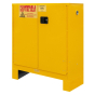 Durham Steel 19" W x 44" D x 50" H Flammable Storage Cabinet with Legs, 30 Gallon