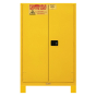 Durham Steel 19" W x 44" D x 71" H Flammable Storage Cabinet with Legs, 45 Gallon