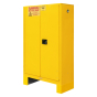 Durham Steel 19" W x 44" D x 71" H Flammable Storage Cabinet with Legs, 45 Gallon