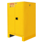 Durham Steel 34" W x 34" D x 71" H Flammable Storage Cabinet with Legs, 60 Gallon
