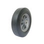 10" x 3.5" Poly Offset Solid Rubber Wheels