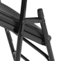 NPS 1100 Series Plastic Fan Back Folding Chair, 4-Pack