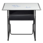 Safco AlphaBetter 36" x 24" Dry Erase Height Adjustable Standing Book Box Student Desk