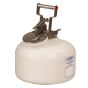 Justrite 12762 Wide-Mouth Polyethylene 2 Gallon Corrosive Safety Container