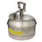 Eagle Stainless Steel 2.5 Gallon Laboratory Safety Can