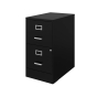 Hirsh SOHO 2-Drawer 22" Deep Ultra Vertical File Cabinet, Letter, Black