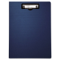 Baumgartens 1/2" Capacity 8-1/2" x 11" Low-Profile Portfolio Clipboard, Blue