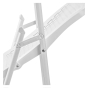 NPS Airflex Polypropylene Folding Chair, 4-Pack, White