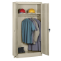 Tennsco Standard Wardrobe Cabinets (shown in putty)