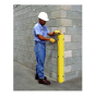 Ultratech Ultra-Corner 42" H Poly Wall Protector, Yellow 1523