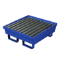Eagle 1611STG 1-Drum 27" W x 25" L Steel Corrugated Grating (shown on 1-drum containment pallet)