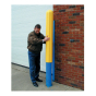 Eagle 4" Bollard Cover Post Protector Sleeve (example of application, shown in yellow)