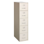 Hirsh 5-Drawer 26.5" Deep Vertical File Cabinet (Shown in Putty)