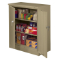 Tennsco 36" W x 18" D x 42" H Assembled Deluxe Counter Storage Cabinet (Shown in Sand)