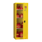 Eagle 2310 Self Close One Door Flammable Safety Cabinet, 24 Gallons, Yellow