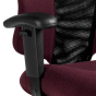 Global Tye 1950-4 Mesh-Back Fabric High-Back Executive Office Chair