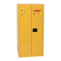 Eagle YPI-6010 Self Close Two Door Combustibles Safety Cabinet, 96 Gallons, Yellow