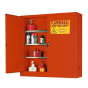 Eagle 1975-RED Self Close Two Door Combustibles Safety Cabinet, 24 Gallons, Red