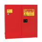 Eagle 1976-RED Manual Two Door Combustibles Safety Cabinet, 24 Gallons, Red