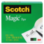 Scotch 3/4" x 36 yds Clear Magic Tape, 1" Core