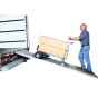 Wesco Cobra Pro Sr 600/1200 lb Load 12" x 50.75" Bed Electric Powered Convertible Hand Truck - In Use