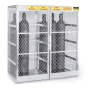 Just-Rite 23007 Cylinder Locker Safety Storage of Up to 20 Vertical Compressed Gas Cylinders