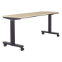 Office Star OSP Furniture 72" W x 24" D Pneumatic Height Adjustable Table