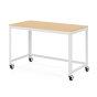 Hirsh 48" W x 24" D Wood Top Mobile Utility Table