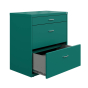 Hirsh SOHO File-File-Pencil 30" Wide Arc Pull Lateral File Cabinet, Letter