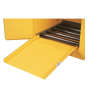 Just-Rite 25932 Drum Ramp for Safety Drum Cabinets (example of use)