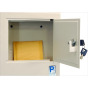 Protex WDB-110 313 Cubic Inch Letter Size Wall Drop Box with Tubular Key