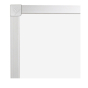 Best-Rite 2H2ND ABC Trim 4 ft. x 4 ft. Porcelain Magnetic Whiteboard (frame)