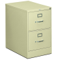 HON 2-Drawer 26.5" Deep Vertical File Cabinet, Legal Size (Shown in Putty)