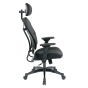 Office Star Space Seating Synchro-Tilt Eco-Leather High-Back Managers Chair