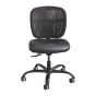 Safco Vue 3397 Big & Tall 500 Lb. Vinyl Mesh Mid-Back Task Chair