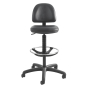 Safco Precision 3406 Extended Height Vinyl Drafting Chair, Footring