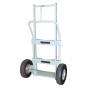 Justrite 1000 lb Cryogenic Single Cylinder Hand Truck, 16" Pneumatic