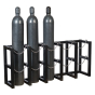 Justrite 5x1 5-Cylinder Barricade Storage Rack