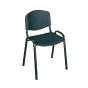 Safco 4185 Contour Plastic Stacking Chair, 4-Pack (Shown in Black)