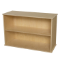 Wood Designs Childrens Classroom 2-Shelf Storage Unit, 24" H x 36.75" W x 15" D