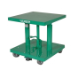 Lexco HT-318-FR 28-46" Height 300 lb Load 18" x 18" Hydraulic Lift Table