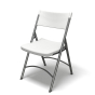 Mayline Event 5000FC 4-Pack Heavy-Duty Plastic Folding Chair
